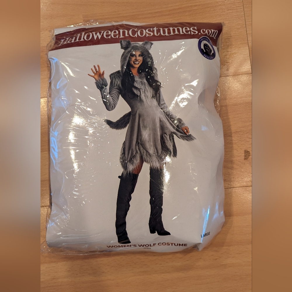 Woman wolf Halloween costume